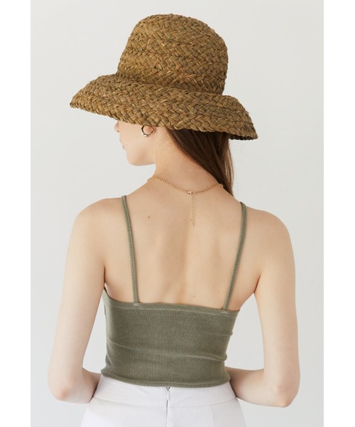 ALEXIA STAM（アリシアスタン）の「Pigment Dyed Padded Tank Top/ピグメントダイパデッドタンクトップ（Tシャツ/カットソー・レディース・モカ/チャコールグレー/カーキ・FREE）」の8枚目の写真