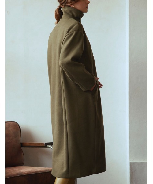 ★ ぱんだ様　デュベティカ❤︎オチロエトレ3wayロングコート❤︎フィンラクーンXL Re:EDIT（リエディ）の「[低身長サイズ有]3WAYフェイクウールロング