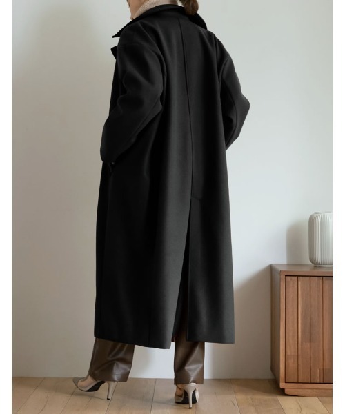 Re:EDIT（リエディ）の「[低身長サイズ有]3WAYフェイクウールロング