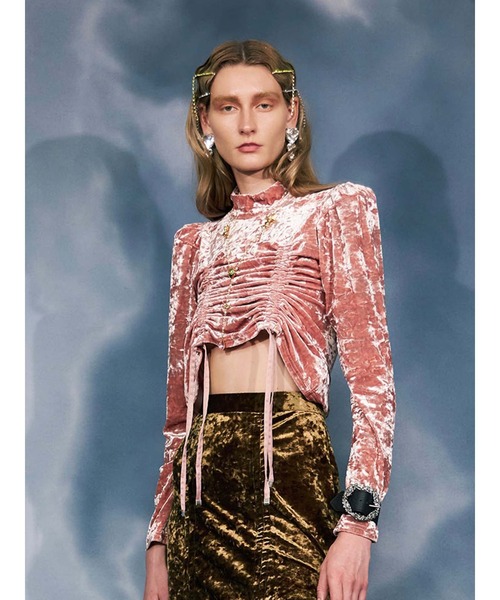 PAMEO POSE（パメオポーズ）の「Archangel Michael Top（シャツ/ブラウス・レディース・ピンク/カーキ/ブラック/オレンジ・FREE）」の3枚目の写真