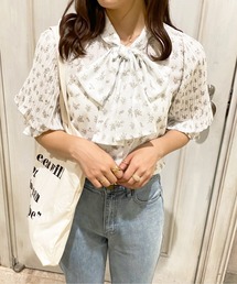apres jour | 袖プリーツブラウス【ZOZOTOWN限定アイテム】【7AP】(シャツ/ブラウス)