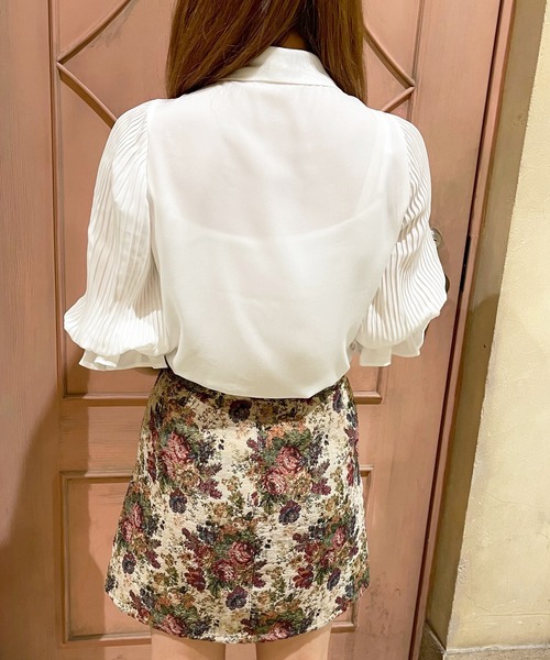 apres jour（アプレジュール）の「袖プリーツブラウス【ZOZOTOWN限定アイテム】【7AP】（シャツ/ブラウス・レディース・ホワイト系その他/オフホワイト/アイボリー/モカ・フリー/X-LARGE）」の10枚目の写真