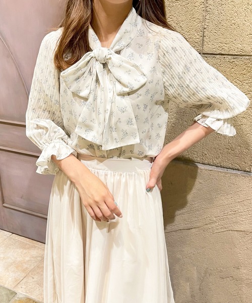 apres jour（アプレジュール）の「袖プリーツブラウス【ZOZOTOWN限定アイテム】【7AP】（シャツ/ブラウス・レディース・ホワイト系その他/オフホワイト/アイボリー/モカ・フリー/X-LARGE）」の16枚目の写真