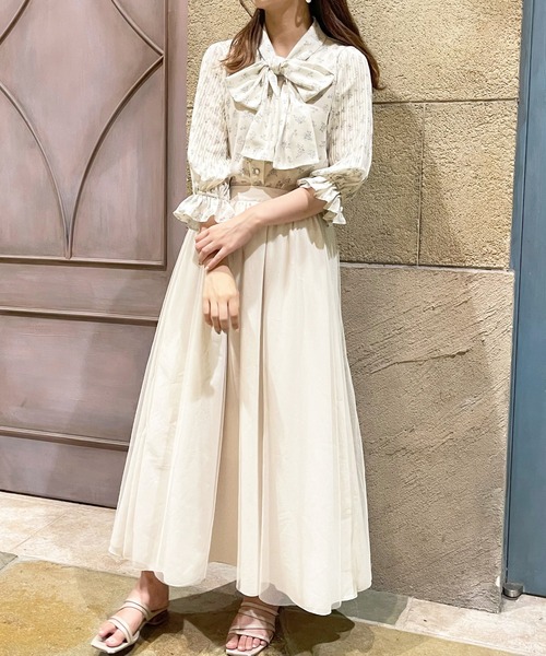 apres jour（アプレジュール）の「袖プリーツブラウス【ZOZOTOWN限定アイテム】【7AP】（シャツ/ブラウス・レディース・ホワイト系その他/オフホワイト/アイボリー/モカ・フリー/X-LARGE）」の21枚目の写真