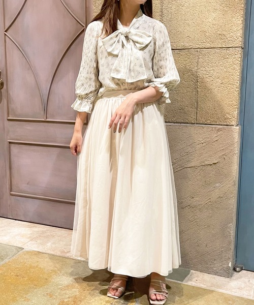 apres jour（アプレジュール）の「袖プリーツブラウス【ZOZOTOWN限定アイテム】【7AP】（シャツ/ブラウス・レディース・ホワイト系その他/オフホワイト/アイボリー/モカ・フリー/X-LARGE）」の22枚目の写真