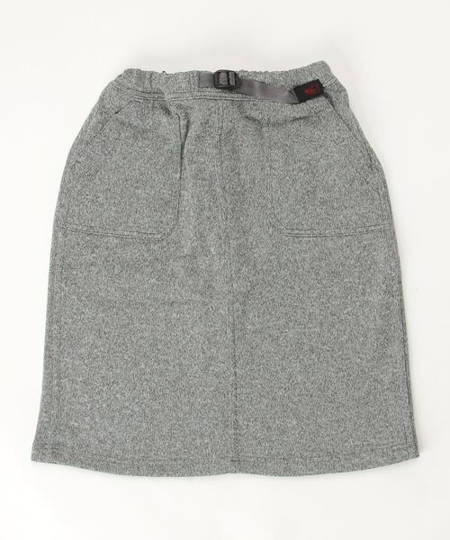 Gramicci(グラミチ)の「【GRAMICCI / グラミチ】BONDING KNIT FLEECE KIDS BAKER SKIRT | ボンディングニットフリースキッズベイカースカート(スカート・キッズ・ダークブラウン/オートミール/ブラック/ヘザーチャコール/ヘザーグレー・150cm/140cm)」の3枚目の写真