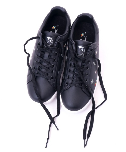 Arnold Palmer(アーノルドパーマー)の「AP軽量ロゴコートスニーカー(スニーカー・レディース・ホワイト/ブラック/ホワイト×グリーン/ホワイト×ピンク・25/24.5/24/23.5/22.5/23)」の8枚目の写真