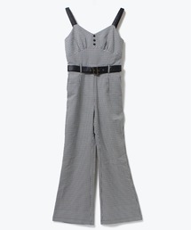 NOMAE | 【NOMAE】レザー配色チェックサロペット(サロペット/オーバーオール)