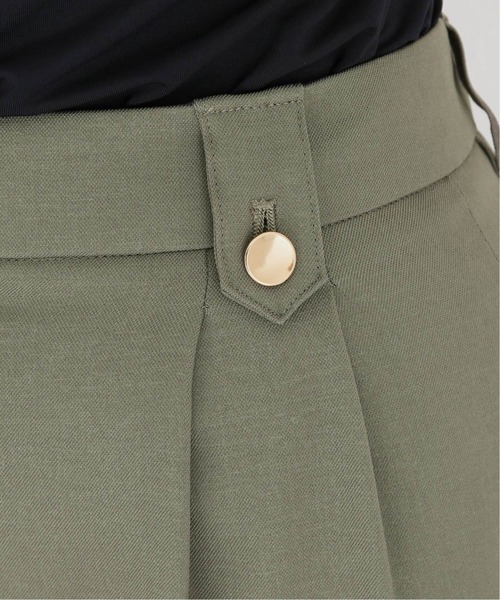 La TOTALITE（ラトータリテ）の「ツイルストレッチ ワイドパンツ【手洗い可能】◆（その他パンツ・レディース・ブラック/カーキ/ベージュ系その他・38/36）」の9枚目の写真