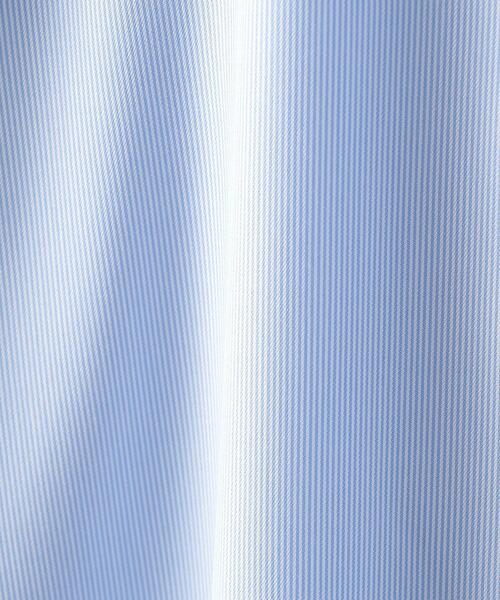 green label relaxing(グリーンレーベルリラクシング)の「Cナローストライプ スリム ショートワイドカラー ドレスシャツ -イージーアイロン-(ビジネスシャツ・メンズ・ロイヤルブルー/ライトブルー・37cm/38cm/40cm/39cm/43cm/41cm/42cm)」の15枚目の写真