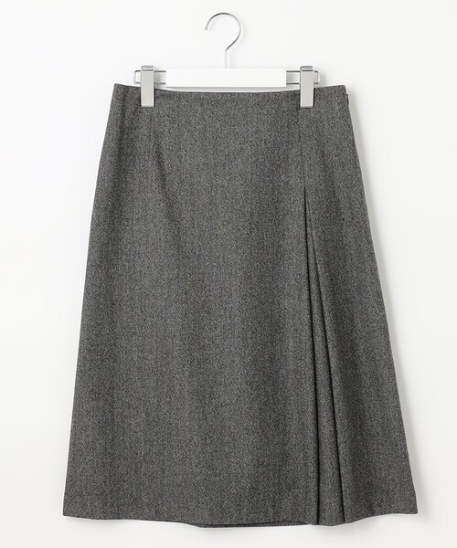 J.PRESS Ladies(J.プレス レディス)の「【セットアップ対応】ウールストレッチツイード スカート(スカート・レディース・グレー系/ダークブラウン系・XS/XXS)」の3枚目の写真