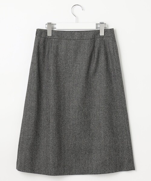 J.PRESS Ladies(J.プレス レディス)の「【セットアップ対応】ウールストレッチツイード スカート(スカート・レディース・グレー系/ダークブラウン系・XS/XXS)」の11枚目の写真