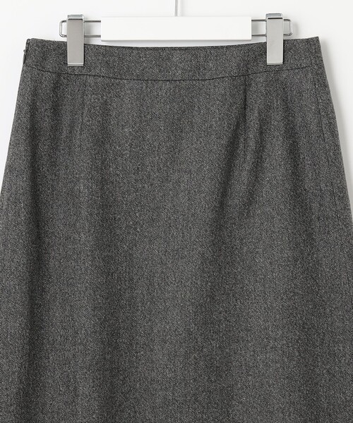 J.PRESS Ladies(J.プレス レディス)の「【セットアップ対応】ウールストレッチツイード スカート(スカート・レディース・グレー系/ダークブラウン系・XS/XXS)」の5枚目の写真