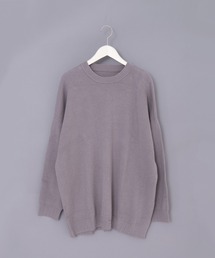 【Revo.】ハニカムワッフル コットンニットロングスリーブTee