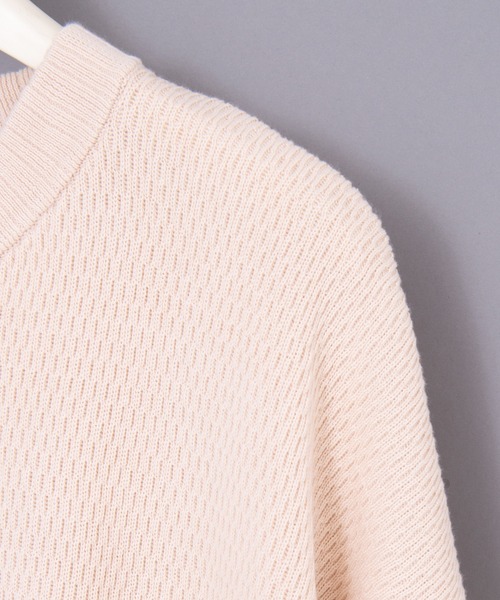 TETE HOMME(テットオム)の「【Revo.】ハニカムワッフル コットンニットロングスリーブTee(ニット/セーター・メンズ・ブラック/グレー/カーキ/ナチュラル・MEDIUM/LARGE)」の15枚目の写真