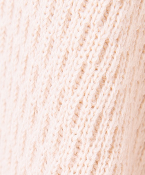 TETE HOMME(テットオム)の「【Revo.】ハニカムワッフル コットンニットロングスリーブTee(ニット/セーター・メンズ・ブラック/グレー/カーキ/ナチュラル・MEDIUM/LARGE)」の6枚目の写真