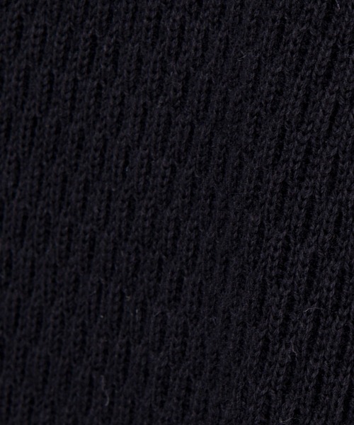 TETE HOMME(テットオム)の「【Revo.】ハニカムワッフル コットンニットロングスリーブTee(ニット/セーター・メンズ・ブラック/グレー/カーキ/ナチュラル・MEDIUM/LARGE)」の8枚目の写真
