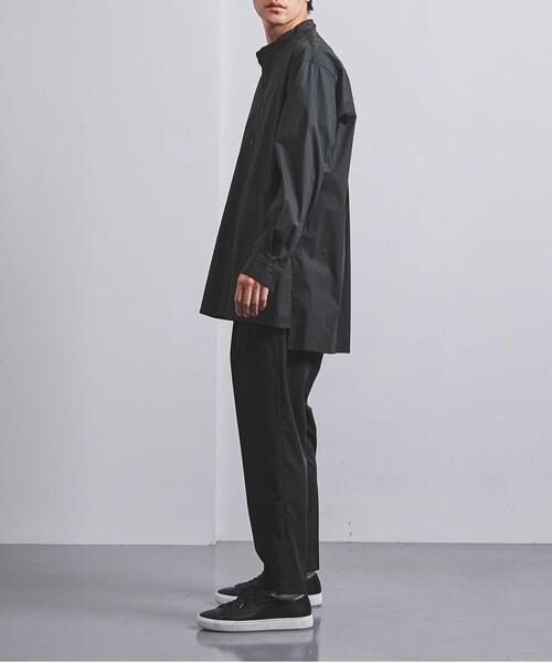 VALET/バレット（バレット）の「＜VALET (バレット）＞ ロング バンドカラー シャツ（シャツ/ブラウス・メンズ・ダークブラウン/ダークグレー・L/M/S）」の11枚目の写真