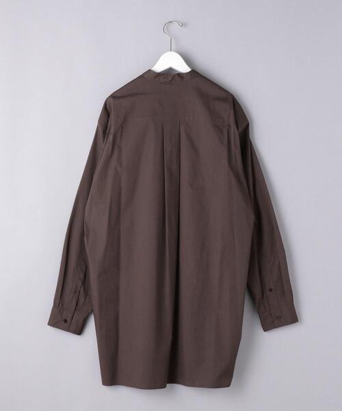 VALET/バレット（バレット）の「＜VALET (バレット）＞ ロング バンドカラー シャツ（シャツ/ブラウス・メンズ・ダークブラウン/ダークグレー・L/M/S）」の13枚目の写真