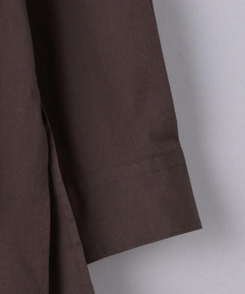 VALET/バレット（バレット）の「＜VALET (バレット）＞ ロング バンドカラー シャツ（シャツ/ブラウス・メンズ・ダークブラウン/ダークグレー・L/M/S）」の15枚目の写真