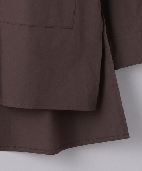VALET/バレット（バレット）の「＜VALET (バレット）＞ ロング バンドカラー シャツ（シャツ/ブラウス・メンズ・ダークブラウン/ダークグレー・L/M/S）」の16枚目の写真