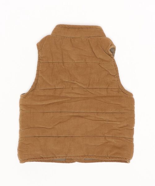petit main(プティマイン)の「中綿ベスト(ベスト・キッズ・ブルー/ベージュ・S/M)」の4枚目の写真