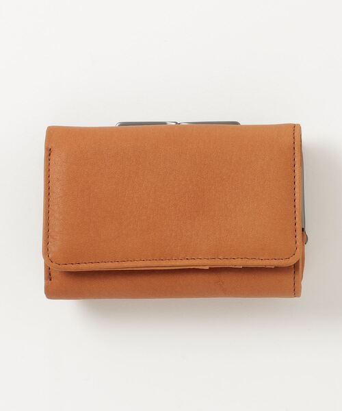 FUNALIVE(ファンアライブ)の「HOЯAMA カウレザーがま口折り財布(財布・メンズ・ブラック/グリーン/キャメル・FREE)」の6枚目の写真