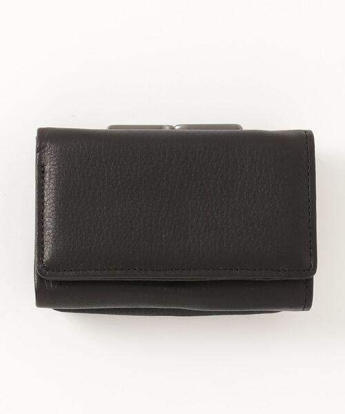 FUNALIVE(ファンアライブ)の「HOЯAMA カウレザーがま口折り財布(財布・メンズ・ブラック/グリーン/キャメル・FREE)」の4枚目の写真