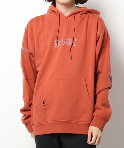 GRIMEY（グライミー）の「GRMY(GRIMEY)/グライミー/Jazz Thing Hoodie（パーカー・メンズ・ライトブルー/ワインレッド・MEDIUM/LARGE/X-LARGE）」の15枚目の写真
