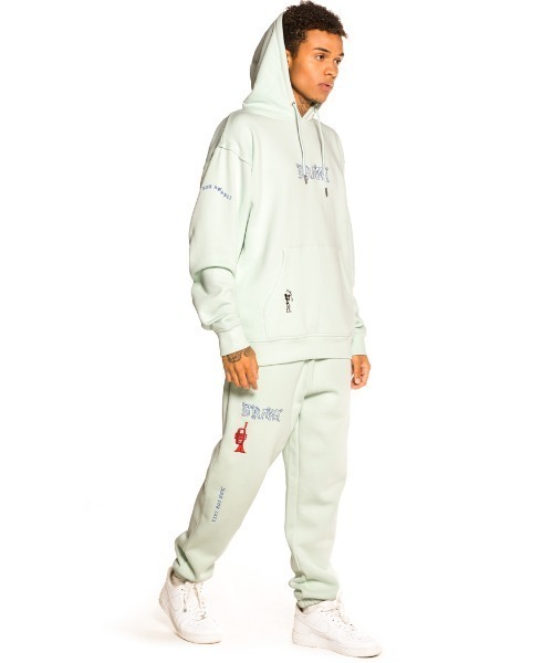 GRIMEY（グライミー）の「GRMY(GRIMEY)/グライミー/Jazz Thing Hoodie（パーカー・メンズ・ライトブルー/ワインレッド・MEDIUM/LARGE/X-LARGE）」の20枚目の写真