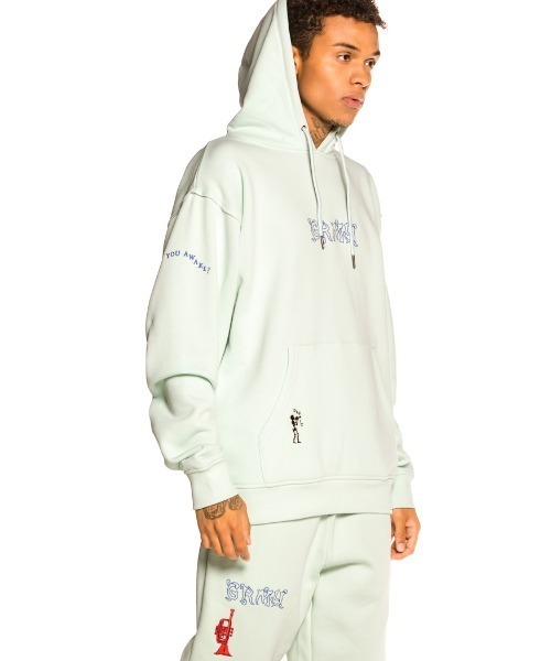 GRIMEY（グライミー）の「GRMY(GRIMEY)/グライミー/Jazz Thing Hoodie（パーカー・メンズ・ライトブルー/ワインレッド・MEDIUM/LARGE/X-LARGE）」の22枚目の写真