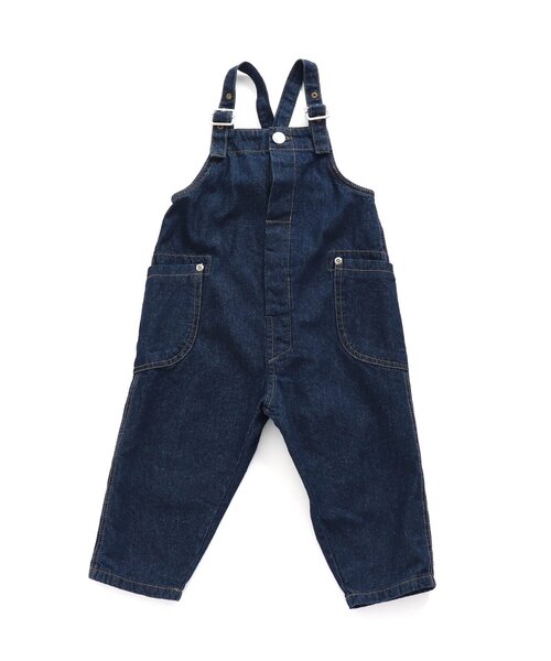 BREEZE（ブリーズ）の「/オーバーオール（サロペット/オーバーオール・キッズ・ベージュ/インディゴブルー・120/80/110）」の2枚目の写真