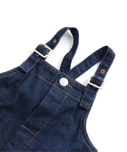 BREEZE（ブリーズ）の「/オーバーオール（サロペット/オーバーオール・キッズ・ベージュ/インディゴブルー・120/80/110）」の5枚目の写真