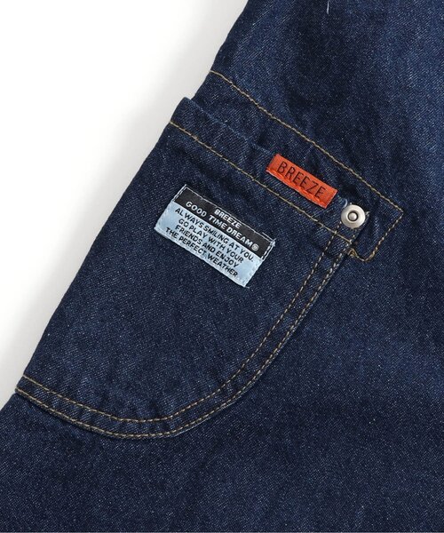 BREEZE（ブリーズ）の「/オーバーオール（サロペット/オーバーオール・キッズ・ベージュ/インディゴブルー・120/80/110）」の8枚目の写真