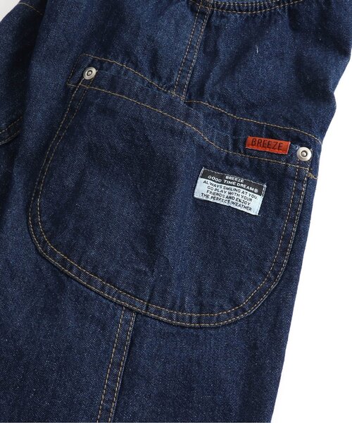 BREEZE（ブリーズ）の「/オーバーオール（サロペット/オーバーオール・キッズ・ベージュ/インディゴブルー・120/80/110）」の9枚目の写真