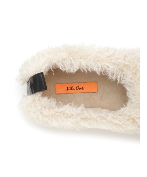 Mila Owen（ミラオーウェン）の「ファールームシューズ（その他シューズ・レディース・チャコールグレー/アイボリー・1/0）」の7枚目の写真