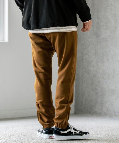 FEELING MADE（フィーリングメイド）の「FEELING MADE ウォームソフトスウェット ZIP スウェットパンツ<MEN'S>（スウェットパンツ・メンズ・ブラック/ブラウン/グレー・SMALL/MEDIUM/LARGE）」の9枚目の写真