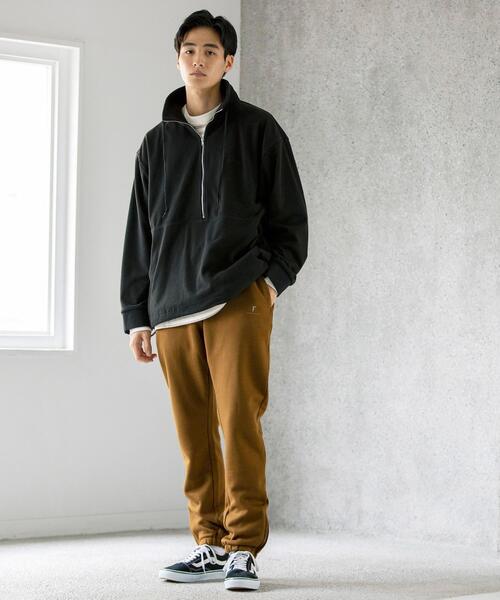 FEELING MADE（フィーリングメイド）の「FEELING MADE ウォームソフトスウェット ZIP スウェットパンツ<MEN'S>（スウェットパンツ・メンズ・ブラック/ブラウン/グレー・SMALL/MEDIUM/LARGE）」の10枚目の写真