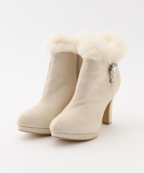 ファービジューブーツ ブーツ ブーツ シューズ Misch Masch ミッシュマッシュ のファッション 安い アウトレット販売