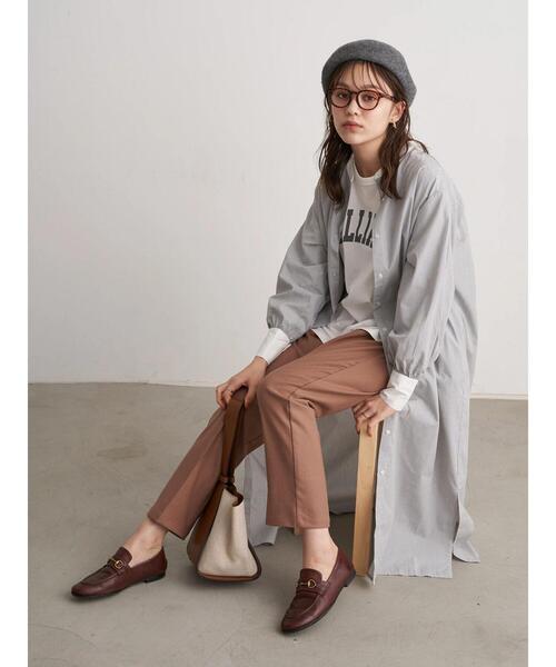 earth music&ecology（アースミュージックアンドエコロジー）の「バスクベレー＊（ハンチング/ベレー帽・レディース・ブラック/ネイビー/ブラウン/グレー/アイボリー・FREE）」の17枚目の写真