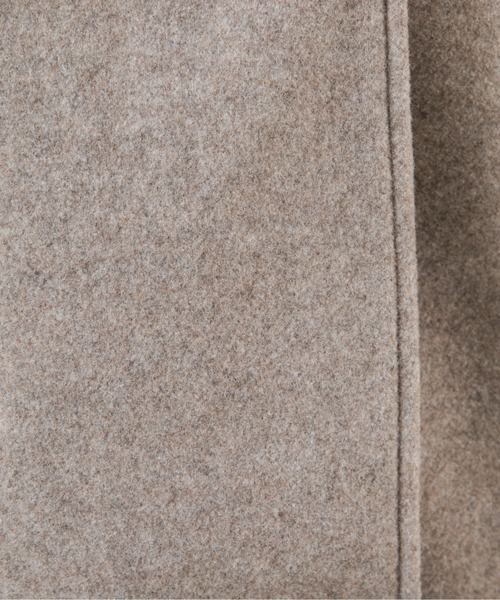 ANGIE（アンジー）の「ウールタッチ ノーカラー ジレ コート（ノーカラーコート・レディース・ベージュ/ブラウン・FREE）」の6枚目の写真