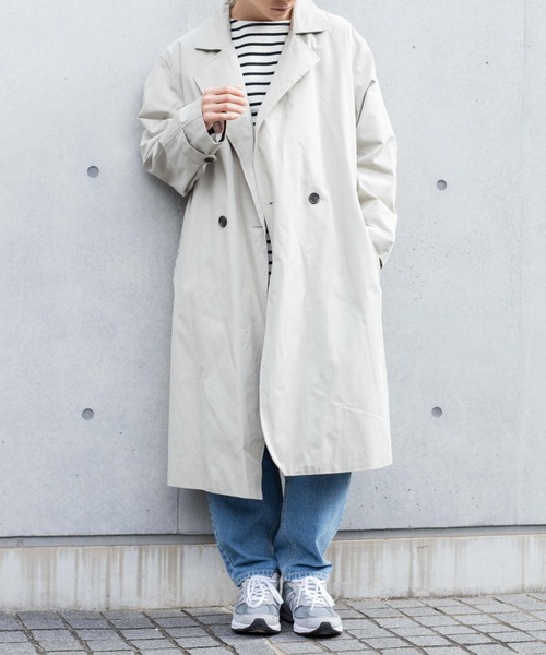 WEGO(ウィゴー)の「WEGO/バスクボーダーBIGロンT(Tシャツ/カットソー・メンズ・ホワイト/ホワイト系その他・MEDIUM/LARGE)」の14枚目の写真
