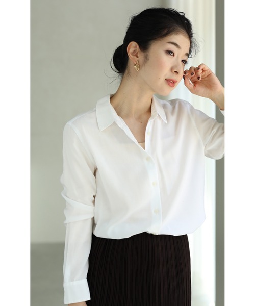 首が開いた服に対応」服から見せないぽか暖インナー（Tシャツ