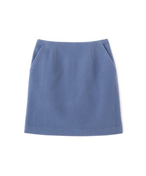 NATURAL BEAUTY BASIC（ナチュラルビューティーベーシック）の「ウールブレンドミニスカート（スカート・レディース・ライトグリーン/ブルー/ブラック・MEDIUM/SMALL）」の16枚目の写真