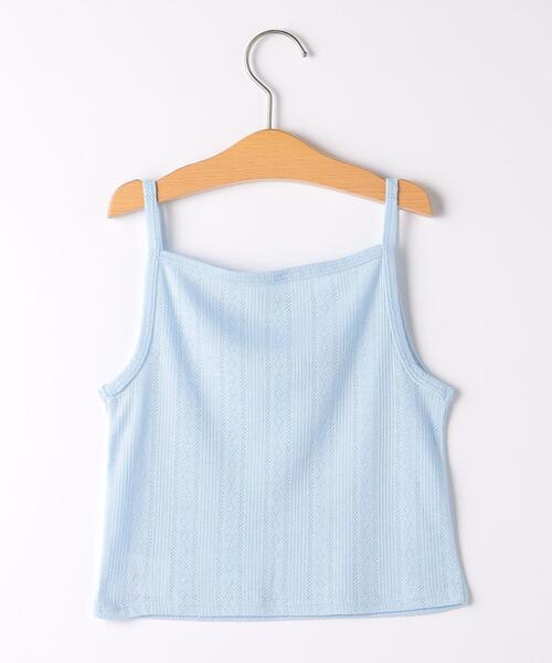 green label relaxing（グリーンレーベルリラクシング）の「GLR キャミソールセット 100cm-130cm（キャミソール・キッズ・ライトブルー/ライム/ライラック・110cm/100cm/120cm/130cm）」の4枚目の写真