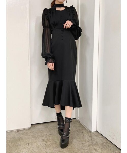 EATME（イートミー）の「シャーリングデコルテブラウス（シャツ/ブラウス・レディース・アイボリー/ブラック/ラベンダー・FREE）」の20枚目の写真