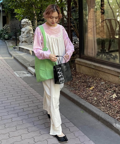 byYOUANCE(バイユアンス)の「シアーロンT(Tシャツ/カットソー・レディース・その他1/その他2/ブラック系その他/パープル系その他/その他3/その他4/その他5/その他7/その他6・FREE)」の19枚目の写真