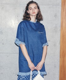 MAISON SPECIAL | フリンジカットオフデニムワンピース【MAISON SPECIAL/メゾンスペシャル】■セットアップ対応■(ワンピース)
