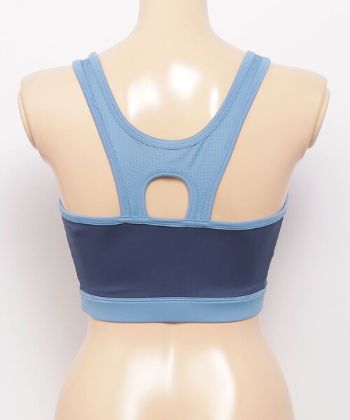 Reebok（リーボック）の「ワークアウト レディ メッシュ ブラレット / Workout Ready Mesh Bralette（スポーツブラ・レディース・ブルー/ブラック・SMALL/MEDIUM/LARGE/X-LARGE/X-SMALL）」の9枚目の写真