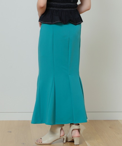 Ray BEAMS（レイビームス）の「Ray BEAMS / ハイウエスト マーメイド スカート（スカート・レディース・ブラック/オレンジ/グリーン/ピンク・1/0）」の11枚目の写真